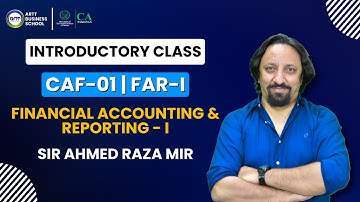 1st Class of (CAF-1 FAR-1) By Sir Ahmed Raza Mir (March-25 Attempt)