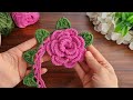 3dwow amazing very easy crochet rose flower making for beginners