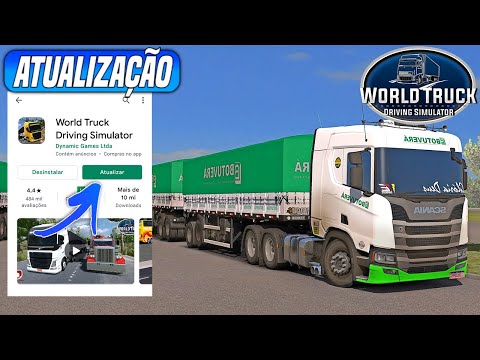 SAIU!! NOVA ATUALIZAÇÃO DO WORLD TRUCK DRIVING SIMULATOR COM NOVO CAMINHÃO, ACIDENTES E MUITO MAIS!