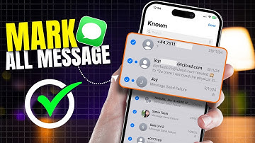 How To Mark All Text Messages As Read On iPhone | Select All Unread Messages on iOS