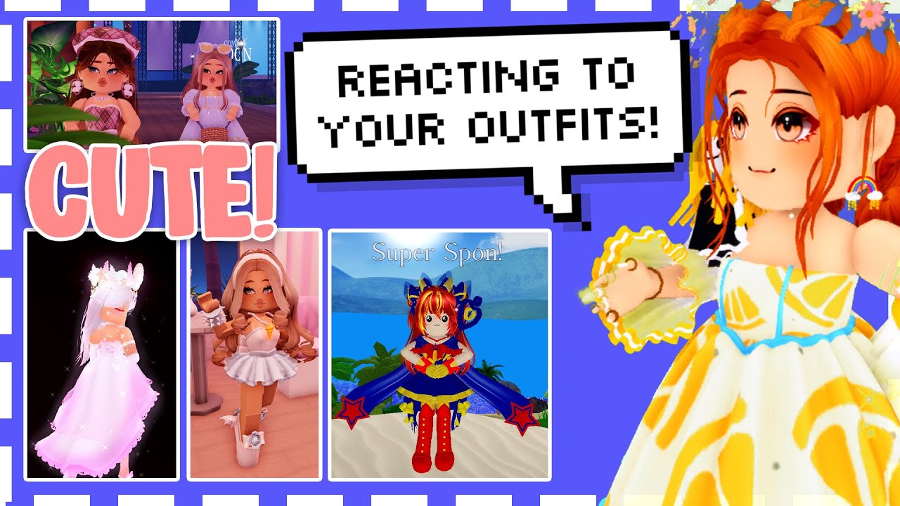 REACTING TO YOUR INSANE OUTFITS! WOW! 🏰 Royale High Outfits - YouTube