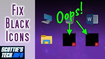 How to fix black thumbnail preview icons
