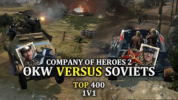 Company Of Heroes 2 Top 400  1v1 - Gammi (OKW) vs Sauee (Soviets)