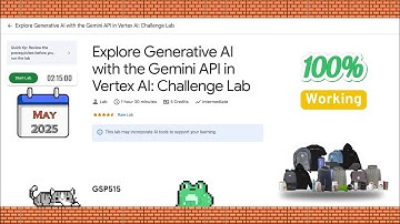 ✅️[Updated] Explore Generative AI with the Gemini API in Vertex AI: Challenge Lab #GSP515 #arcade 🚀