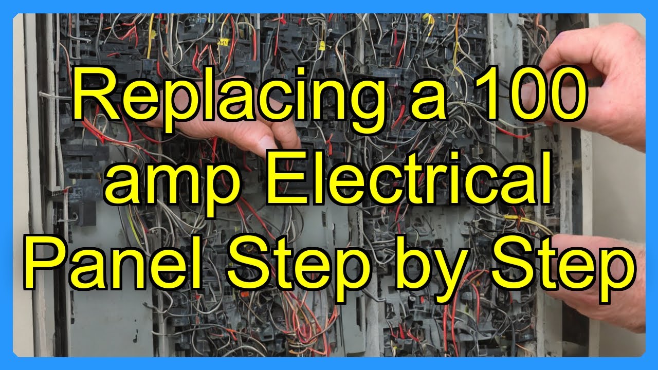 Replacing a 100 amp Electrical Panel Step by Step - YouTube