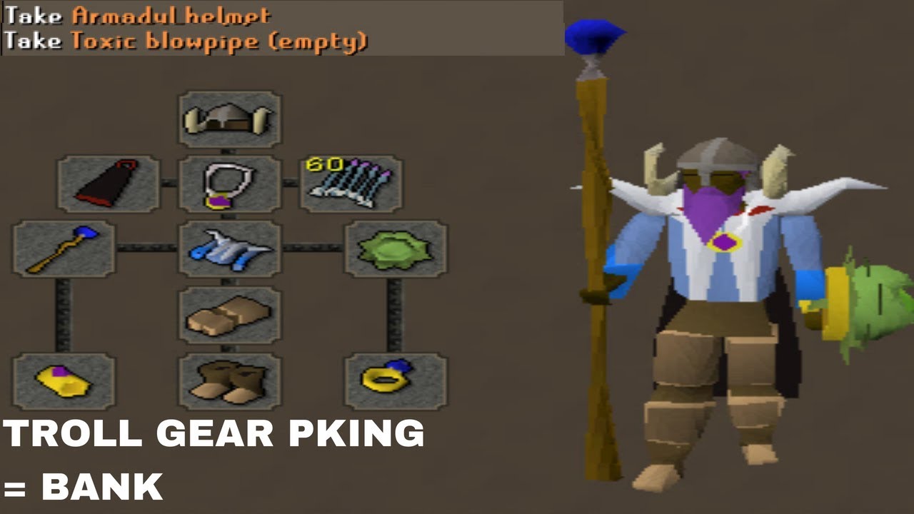 PKing BANK in TROLL GEAR (THIS ACTUALLY WORKED)