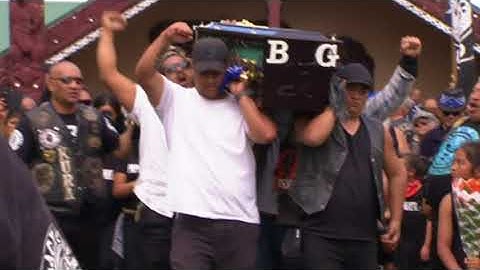 Black Power members perform powerful haka as gang lord