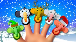 xmas finger family song fun kids songs by hooplakidz