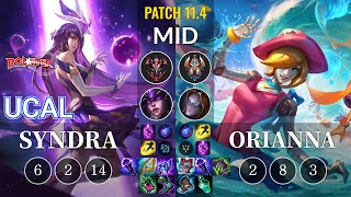 KT Ucal Syndra vs Orianna Mid - KR Patch 11.4