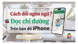Cách thay đổi ngôn ngữ đọc chỉ đường trên bản đồ iPhone | Cách đổi ngôn ngữ đọc chỉ đường Apple Maps screenshot 2