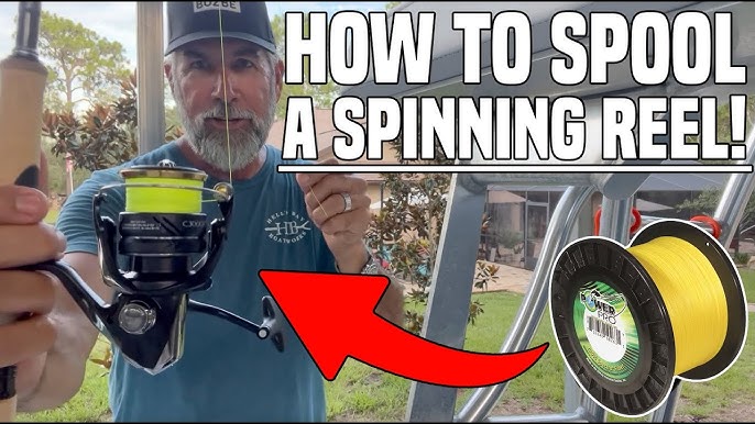 How To Spool Braided Line Onto a Spinning Reel (NO MISTAKES!) 