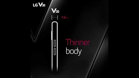 LG V30 official video lunch