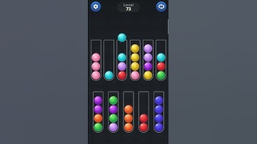 Ball sort - Level 73 #games #ballsort #gaming #shorts