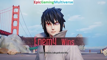 Sasuke VS Future Trunks From Dragon Ball Z Series In A Jump Force Anime Characters Battle / Match