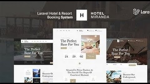 how to install Miranda - Laravel Hotel & Resort Multilingual Booking System scritp