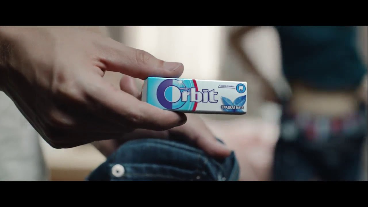 Рекламный ролик слуцкого. Реклама жвачки орбит. Orbit жевательная резинка реклама.