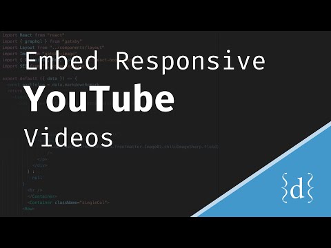 How to make your Embedded YouTube Videos Responsive (HTML & CSS Code provided)