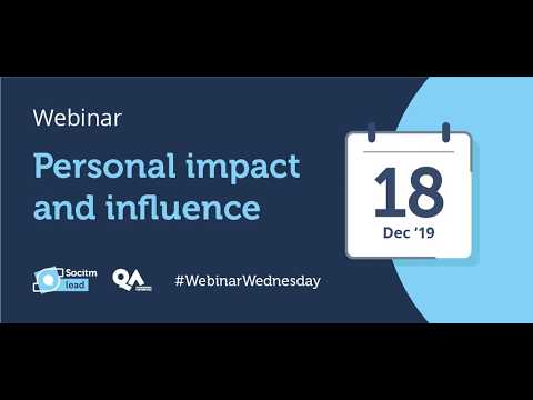 Personal impact and influence (QA) - 18/12/2019