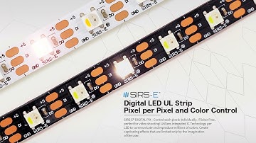 Digital LED UL Strip Pixel per Pixel and per Color Control