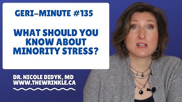 GERI-Minute #135 What do You Need To Know About Minority Stress if you Work in Geriatrics?