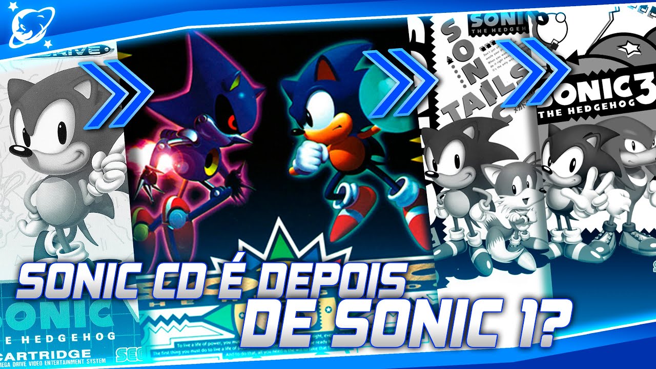 SONIC THE HEDGEHOG CD (RESTORED) #1 - VIAGEM NO TEMPO! 