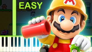 Super Mario Maker 2 Theme - Easy Piano Tutorial