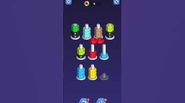 Oddly Satisfying Nut Sort & Color Puzzle! - Android Gameplay #shorts  #gaming