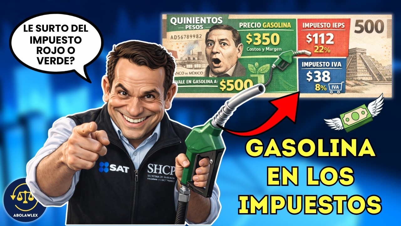 ¿Pagas Gasolina o Impuestos? Así te cobra el Gobierno SIN que lo notes