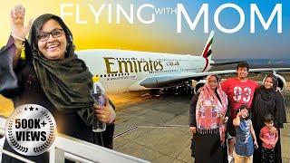 My Mom's First Flight - Family Trip To Dubai ❤️ - Irfan's View