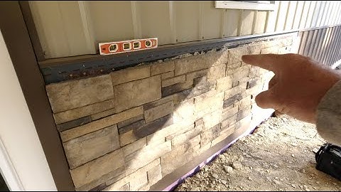 Beautiful Versetta Stone Siding Install, Rookie Experience, Professional Results #1086