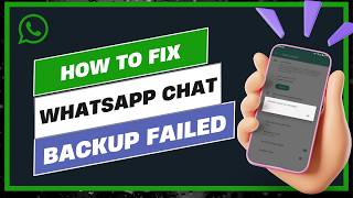 How To Fix WhatsApp Chat Backup Failed ! screenshot 5
