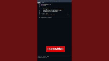 How to Create a Digital Clock with Python 🤔 #programming #coding #python #howto