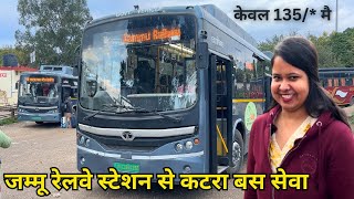 Jammu to Katra- JKRTC AC Bus Trip | KATRA Travel Guide | Katra to Jammu  Bus @AmitSemwalvlogs