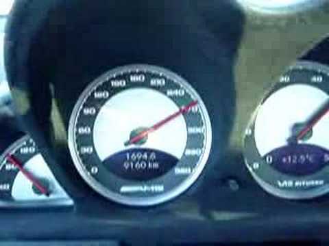 Mercedes SL65 AMG Top Speed - YouTube