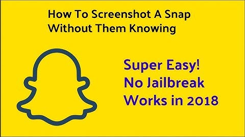 How To Screenshot A Snap Without Them Knowing on Snapchat February 2018! No Jailbreak, Super Easy!
