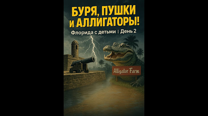БУРЯ, ПУШКИ и АЛЛИГАТОРЫ! Наш САМЫЙ насыщенный день во Флориде | САНТ-ОГАСТИН + ДАЙТОНА