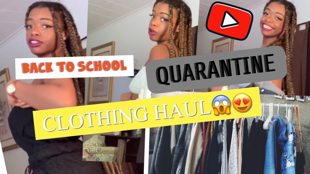 QUARANTINE CLOTHING HAUL BACK TO SCHOOL CLOTHING HAUL😍 MUST SEE YouTube