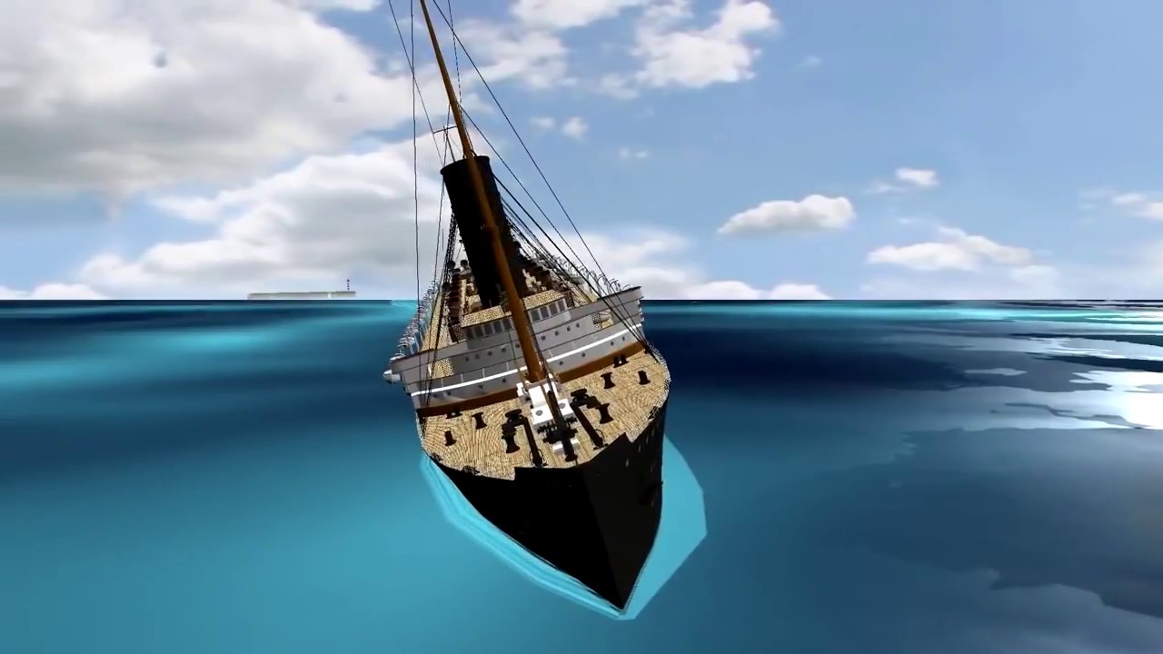 Real Time Lusitania Sinking Animation