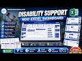 Disability Support NGOs Dashboard in Excel