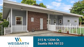 315 N 130th St, Seattle WA 98133 | Weisbarth & Associates | 206-414-5400