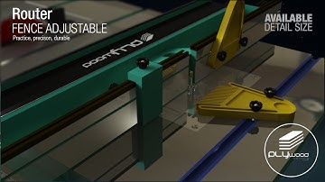 Router Fence adjustable