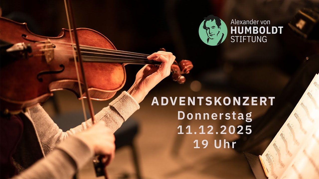 Adventskonzert der Alexander von Humboldt-Stiftung 2025