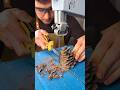 DIY Epoxy Resin Cutting Board with Pine Cones