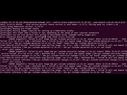 How to fix kubernetes v1.24.0 init error - failed to pull image k8s.gcr.io not found