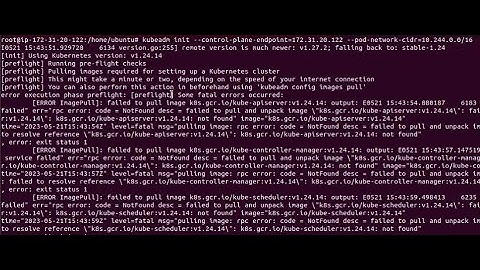 How to fix kubernetes v1.24.0 init error - failed to pull image k8s.gcr.io not found