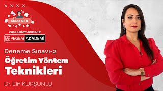 ÖYT DENEME SINAVI/EĞİTİM BİLİMLERİ