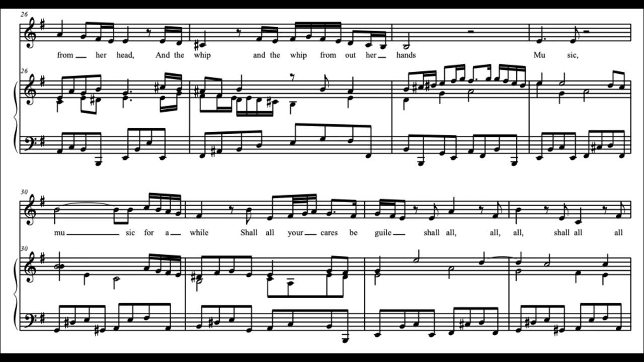Music For A While (H. Purcell) Score Animation Music For A While (H. Purcell) Score Animation