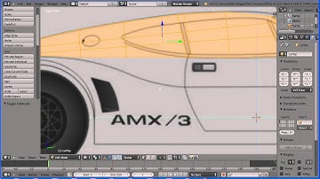 Blender Tutorial Making a Model of a Sports Car (Lowish Polygon Count) Part 2 The Top of the Car