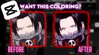Anime Coloring Tutorial Capcut Pc 2023 L Coloring Edit Desktop Simple & Easy