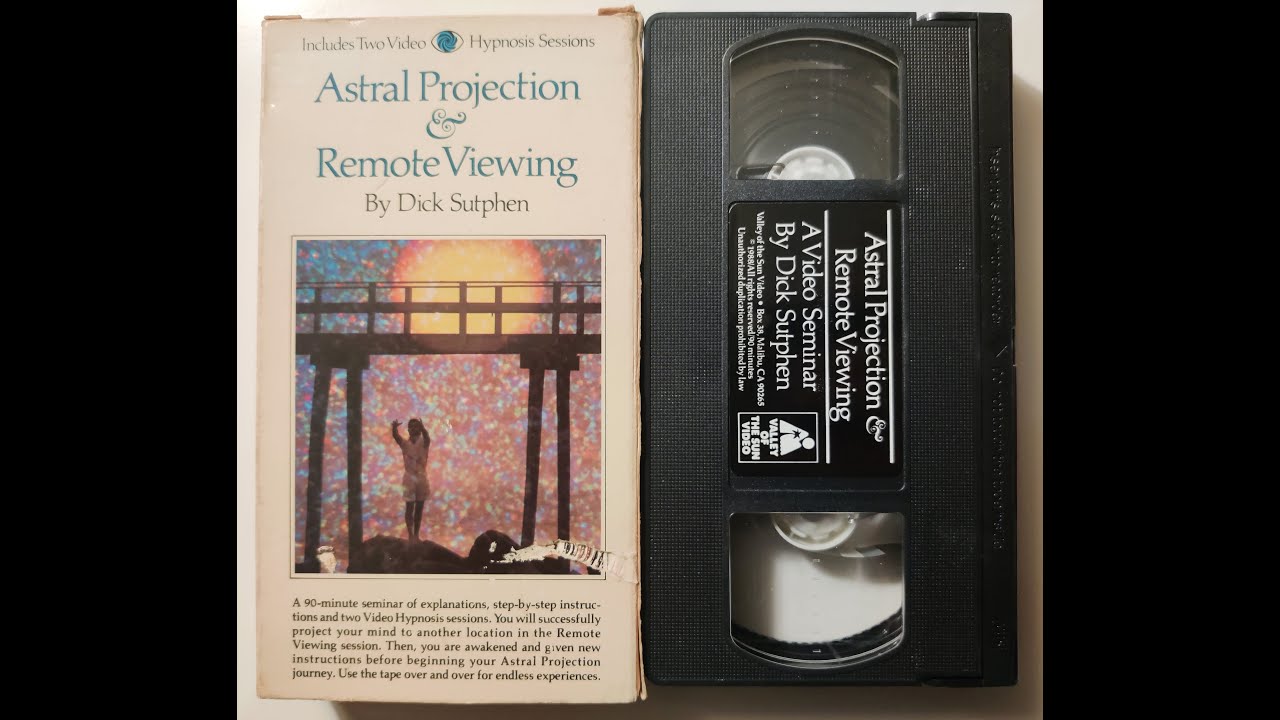 Astral Projection & Remote Viewing By Dick Sutphen VHS - YouTube